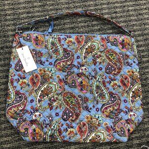 Vera Bradley Oversized Hobo Crossbody Backpack Provence Paisley NWT